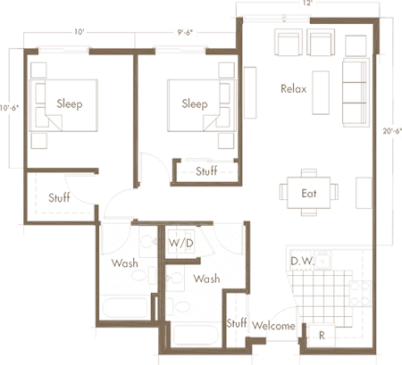 Apartment in Monte Gordo with balcony