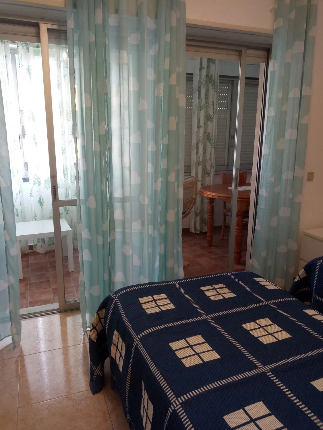 Studio in Quarteira with modern kitchen